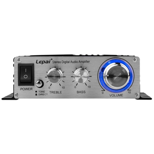 Main product image for 4" 2-Way Hi-Fi Bookshelf Speaker Pair and Mini Amplifier Bundle, Black300-3635
